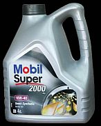 Mobil Super 2000 10w40 pussintētiskā eļļa